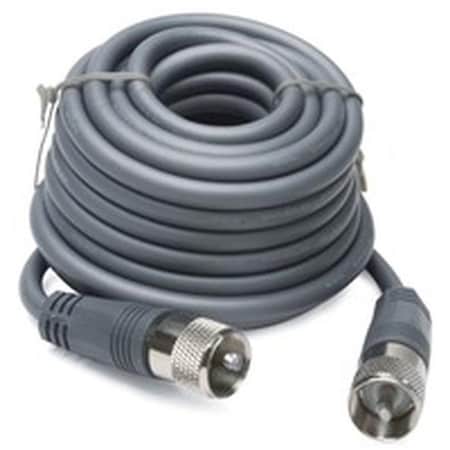 Astatic Astatic 8X9 9 ft. Pre-Made RG8X Mini Gray Coaxial Cable 8X9